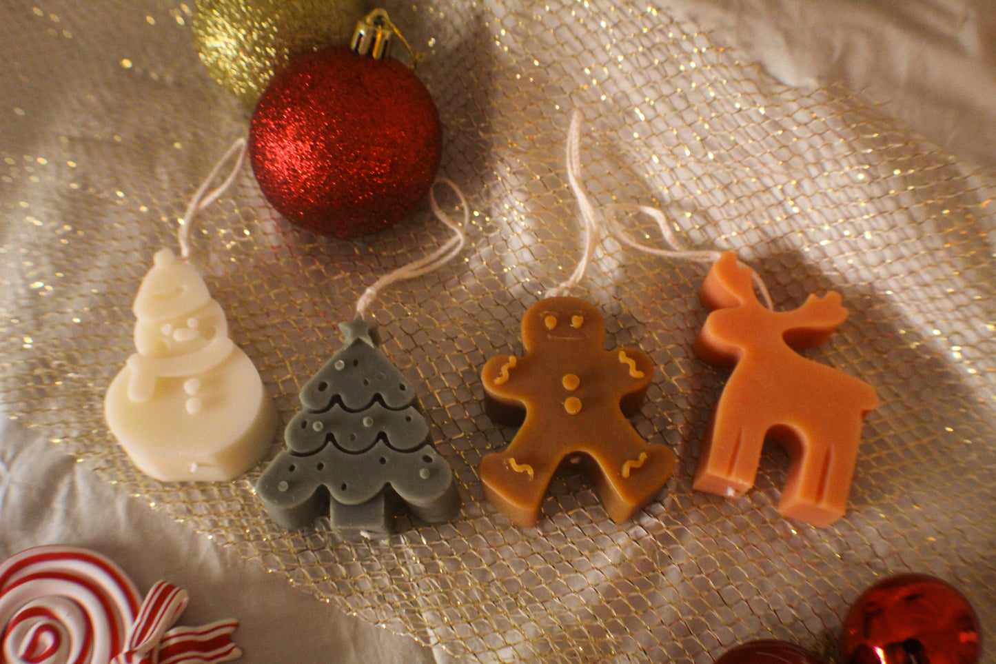 Set candele natalizie