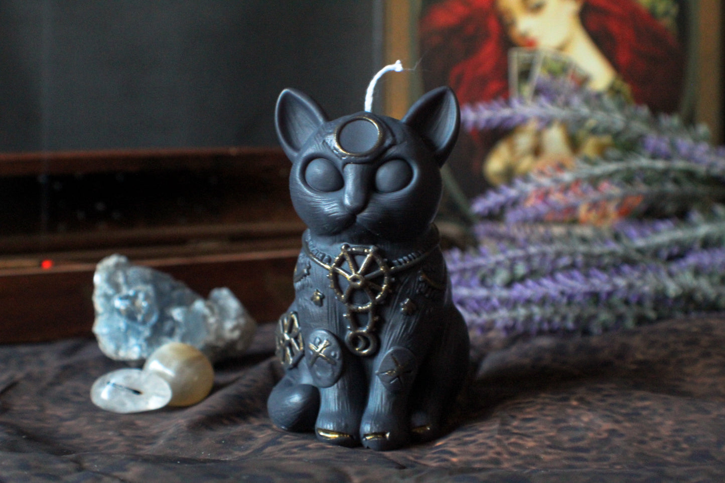 Candela Custode Notturno - Il Gatto Arcano