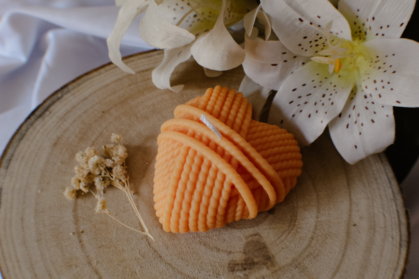 Candela Cuore Intrecciato