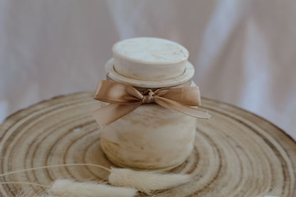 Candela a Giara Effetto Marmo