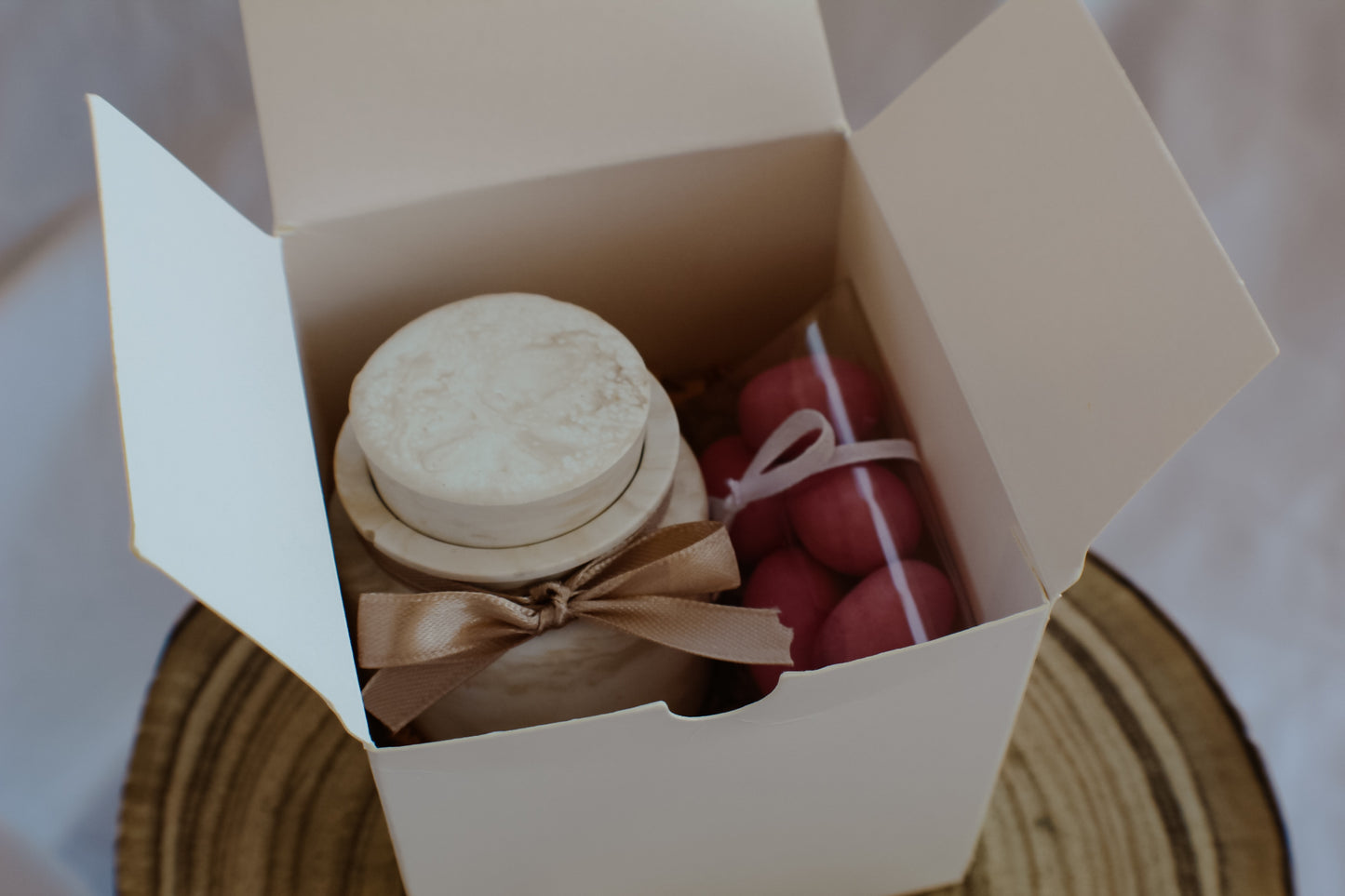 Candela a Giara Effetto Marmo